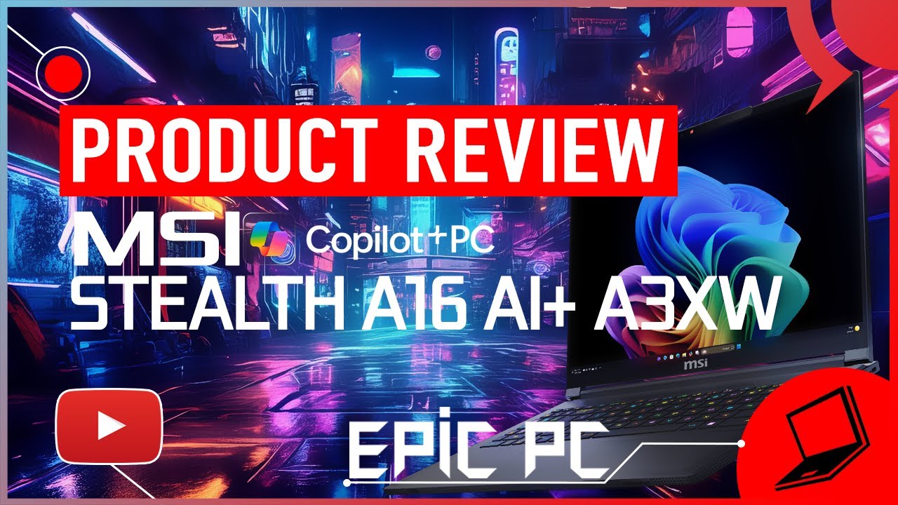 MSI Stealth A16 AI+ Ryzen Ai 9 HX 370 GeForce RTX 5070Ti Gaming Copilot+ Ноутбук Тонкий, стильный