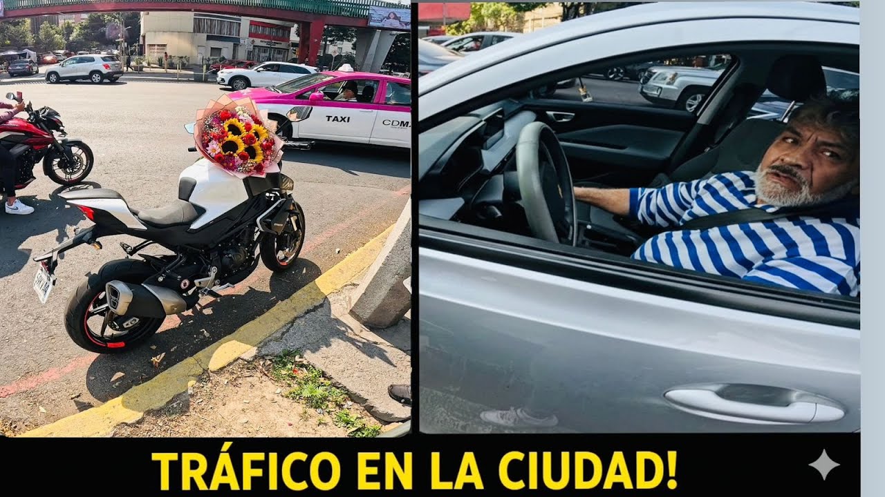Un día caótico en moto malos conductores, locura ... y flores para ella! Ep #5