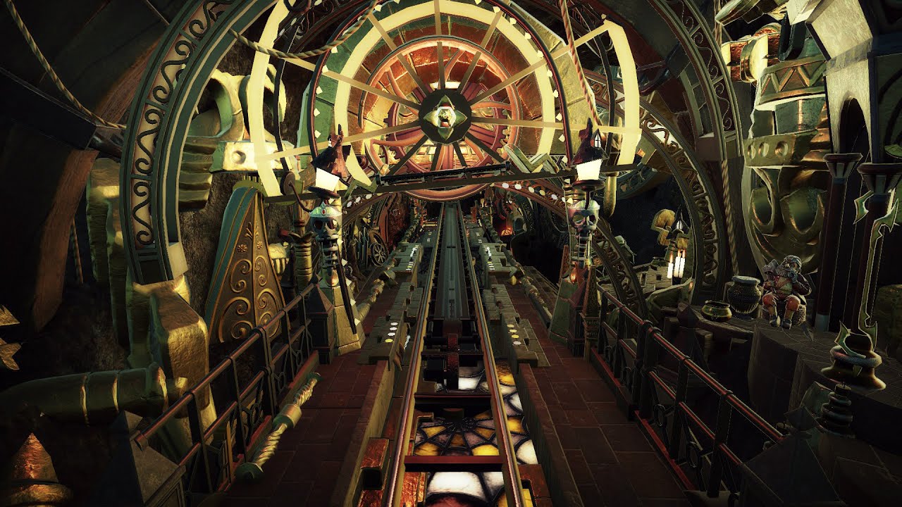 SKYRIM Dwemer Coaster  ⚡ Multi Launch Coaster {Planet Coaster}