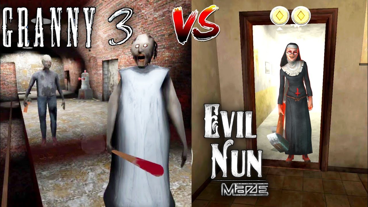 Granny 3 Train Escape Vs Evil Nun Maze No Escape Android iOS With Oggy and Jack