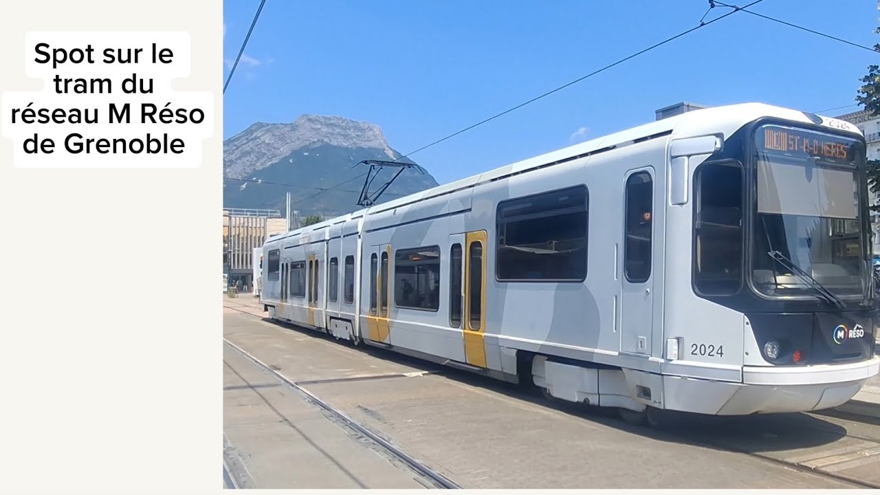 [M réso] Spot des trams sur le réseau M réso de Grenoble 