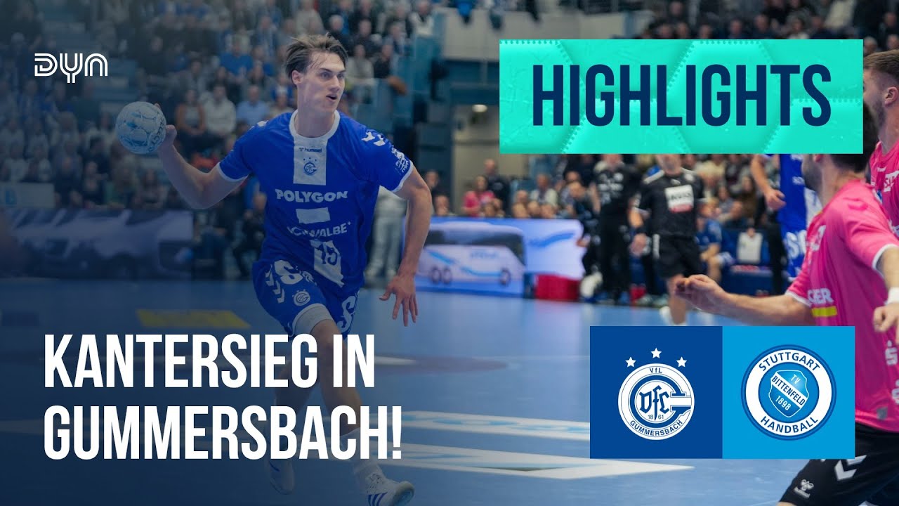 Highlights: VfL Gummersbach - TVB Stuttgart (Saison 2024/25) | DAIKIN Handball-Bundesliga