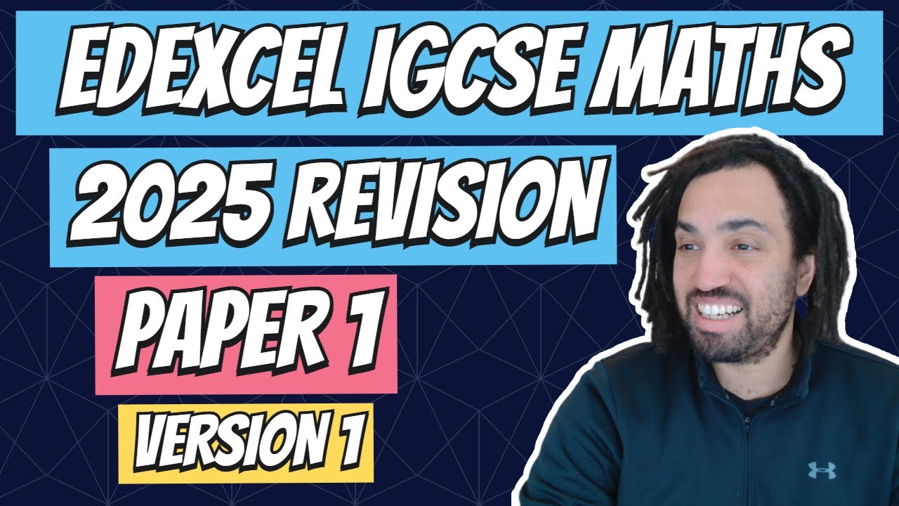 2025 Edexcel IGCSE 4MA1 Maths Revision Paper 1 (H and HR)