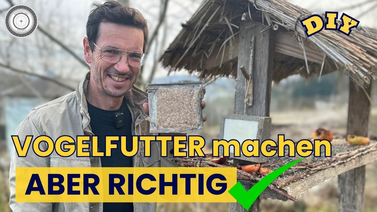 Hochwertiges FETTFUTTER selber machen! Welche VOGELARTEN profitieren und die wichtigsten Tipps...