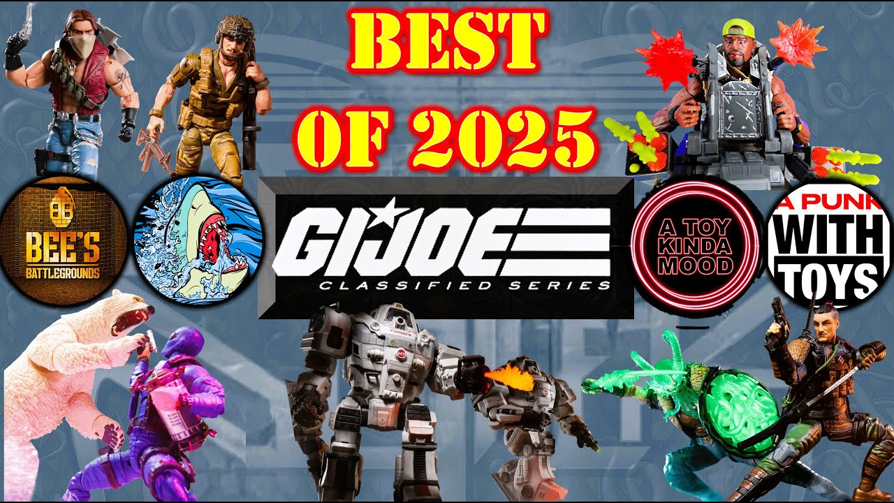 ATKM 247 - Best GIJoe Classified of 2025 w/ A Punk With Toys, Bee's Battlegrounds & Shark Eyes Toy!