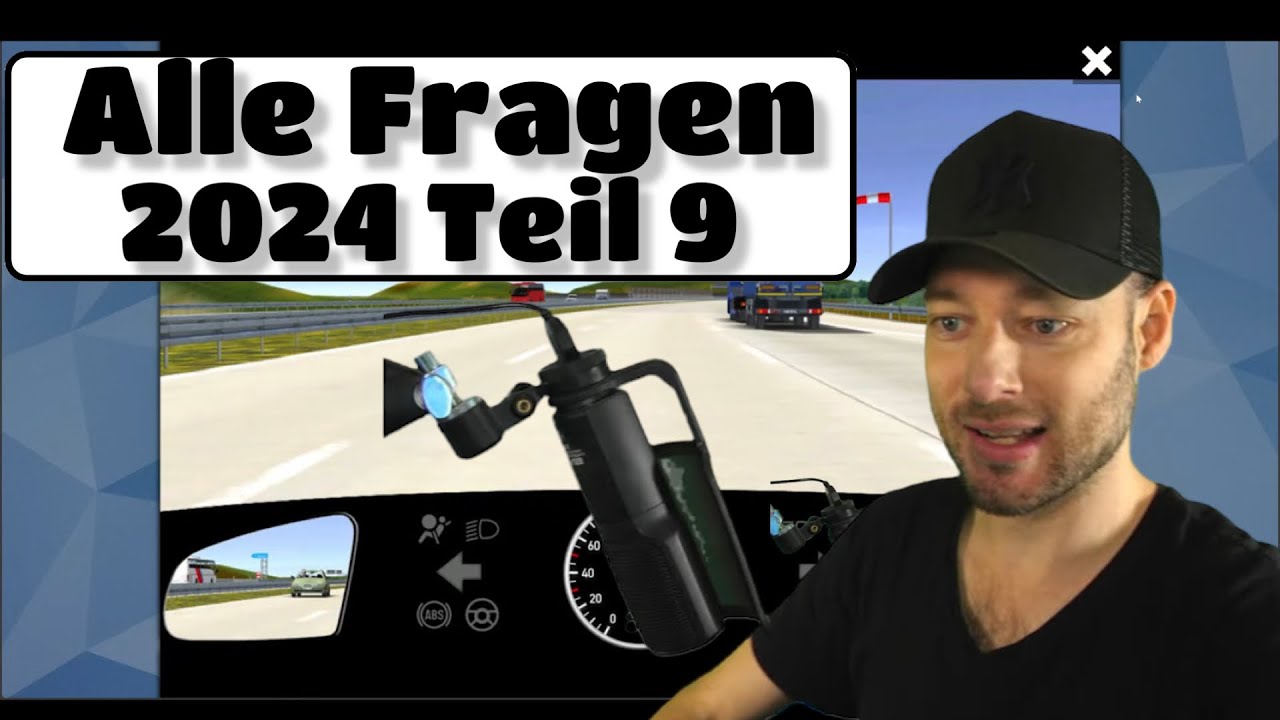 2024 F&uuml;hrerschein Theoriepr&uuml;fung bestehen Teil 9