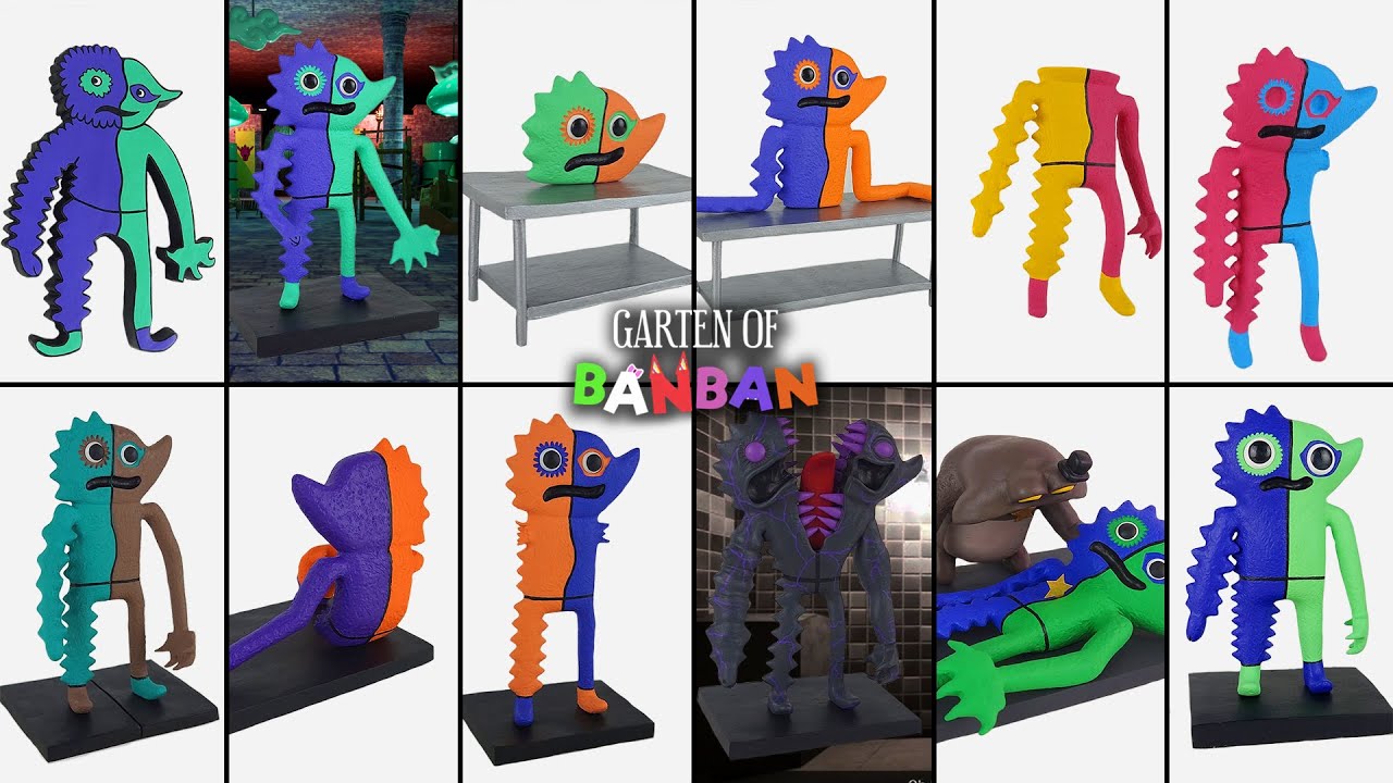ESCULPIENDO a TODAS LAS VERSIONES DE BITTERGIGGLE con Plastilina - Garten of BANBAN