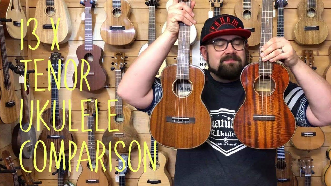 Tenor Ukulele Comparison for 'improvers' & 'Intermediates' - 13 x Kala Ohana Kanile'a Snail Pono