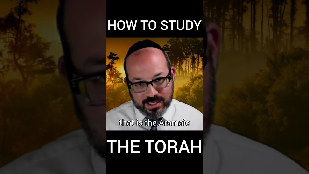How to Study the Torah | #shorts