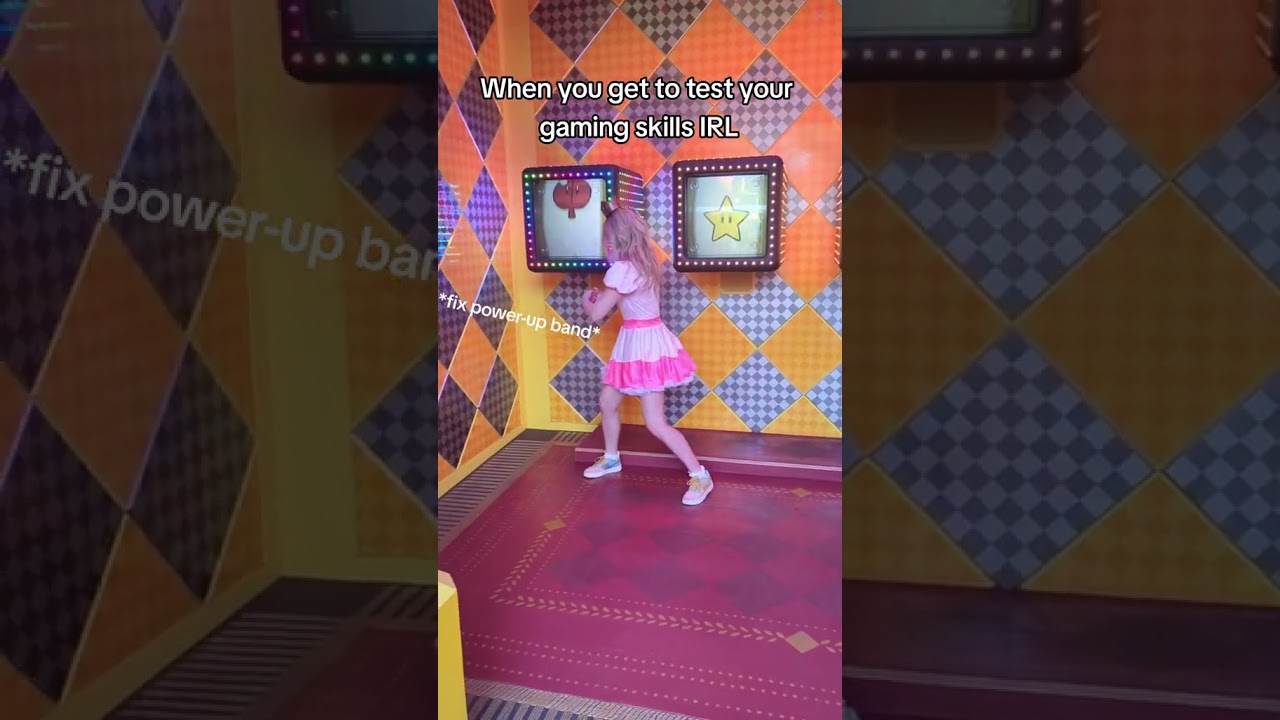 REAL LIFE GAMER CHALLENGE ~ Super Mario World Universal Studios Japan (Osaka) #usj #princesspeach