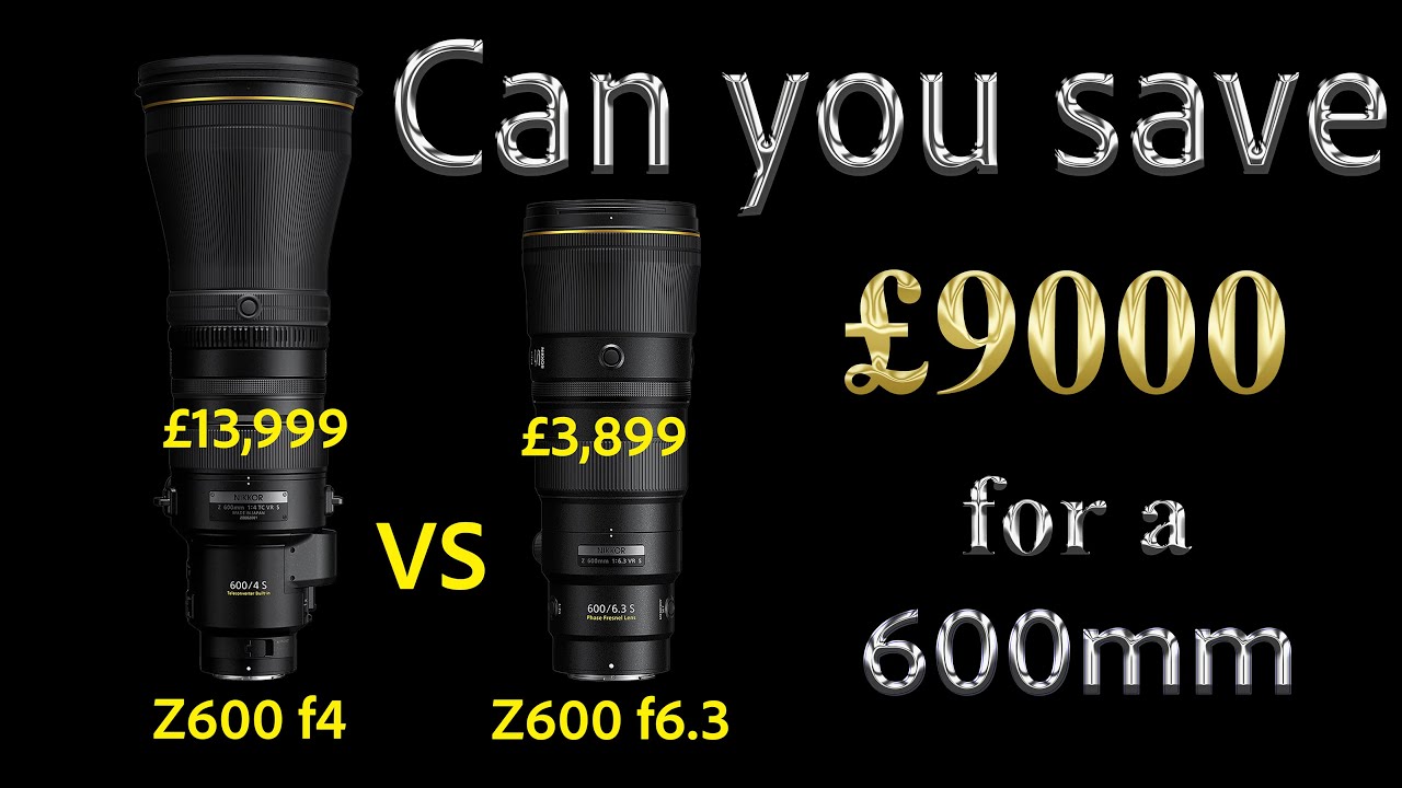 Nikon Z600 f6 3 vs F4 - Save £9000