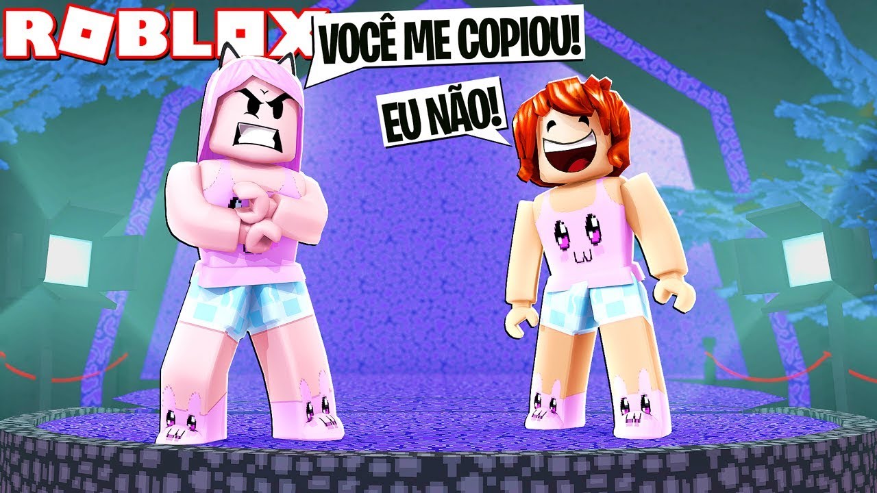 MINHA M&Atilde;E ME COPIOU (Roblox- Fashion Famous)