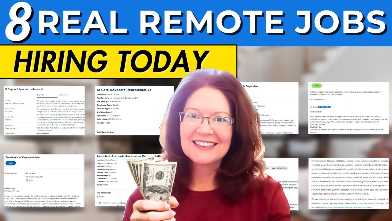 8 Remote Jobs Hiring Now That You Won't Get Everywhere Else