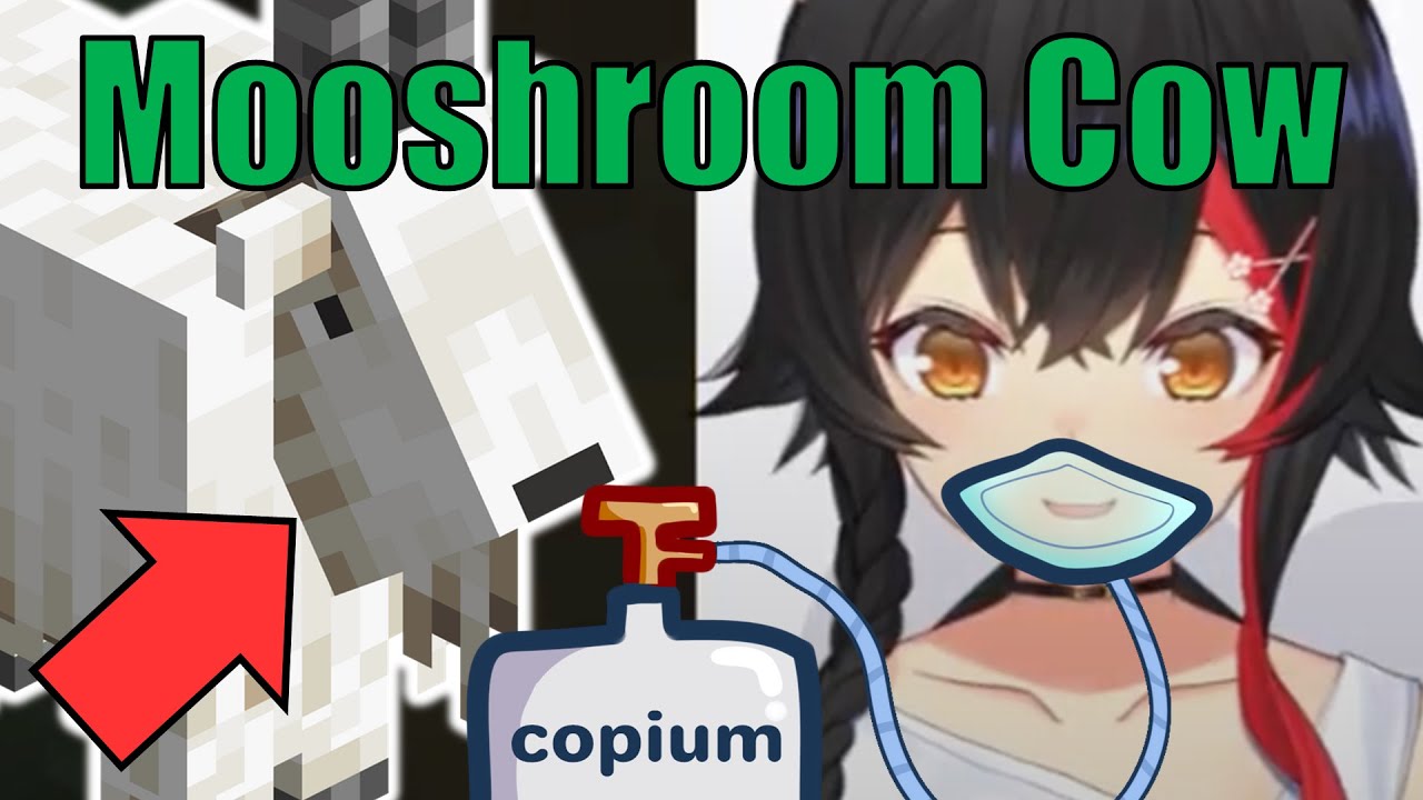 [ 27 Apr 2023 ] Mio inhaling copium after her Mooshroom Cow died [ Eng Subs ]