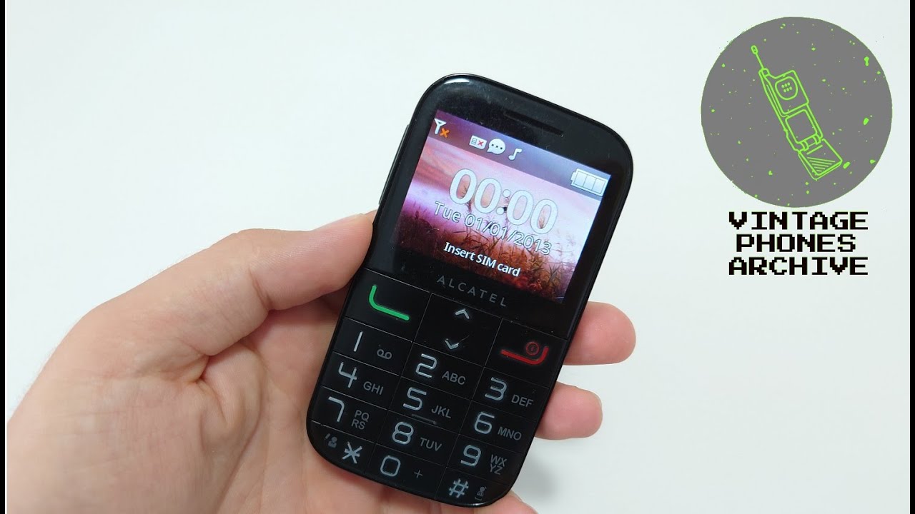 Alcatel OT-2000 Mobile phone menu browse, ringtones, games, wallpapers