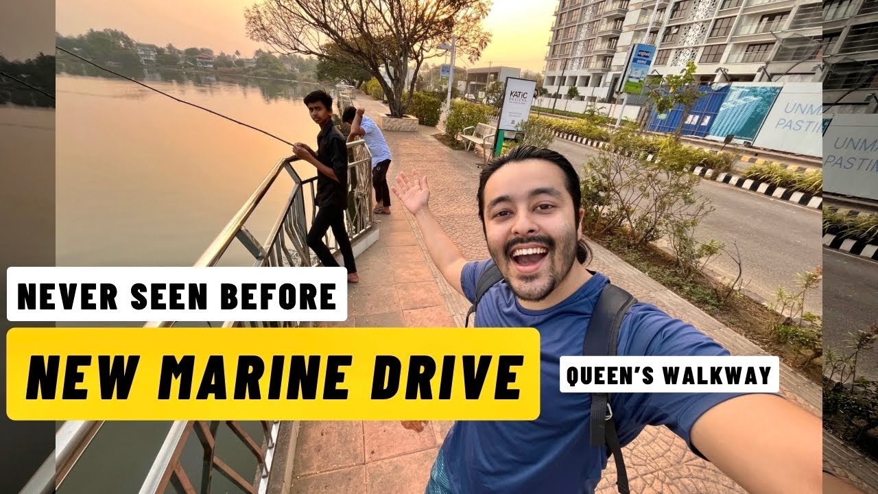 Marine Drive Queen's Walkway Vlog In Kochi 😍 || Daily Vlogs Day 70 🔥
