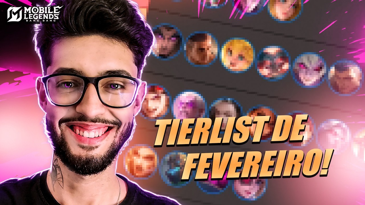Tierlist dos MELHORES HERÓIS de Cada Lane (FEV/2026) | Mobile Legends
