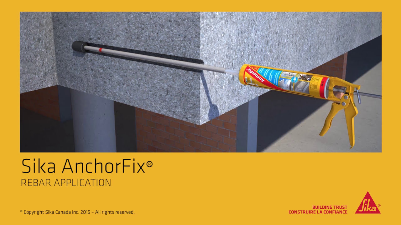 How to Install Rebar with Sika AnchorFix