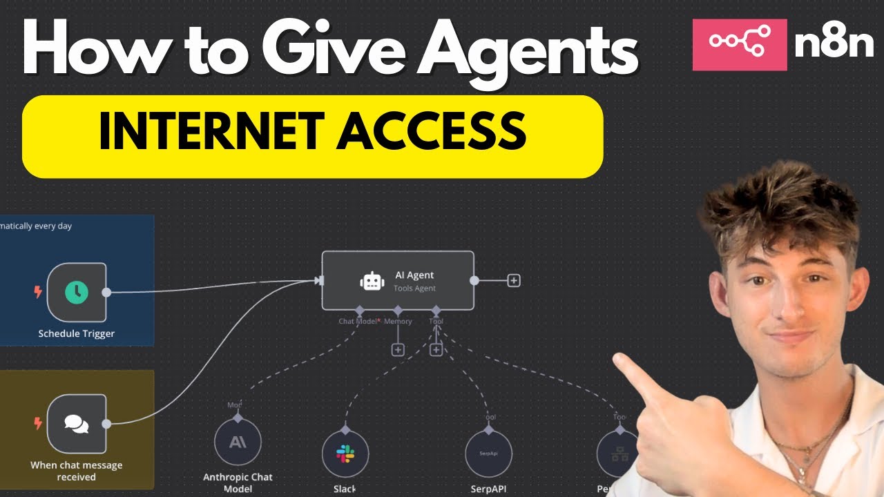 How to create an AI Agent with Internet Access (no-code)