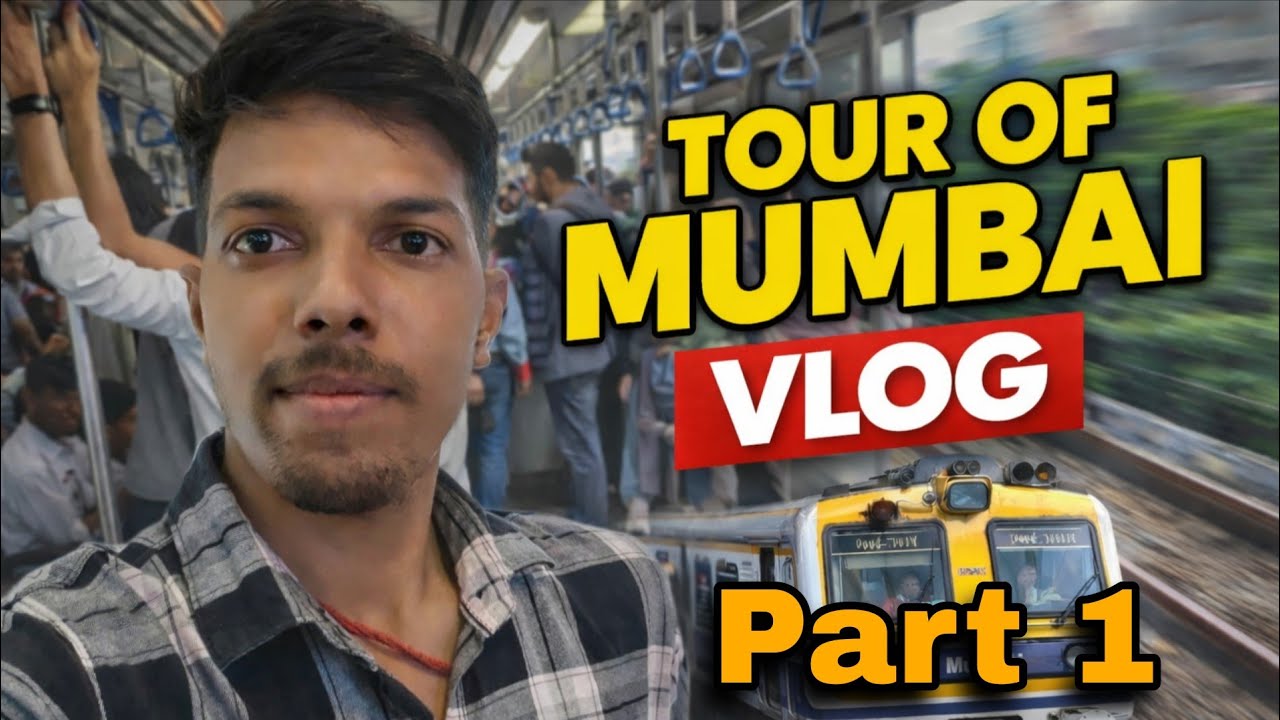 Tour of Mumbai | Mumbai Local Train Vlog 🚆