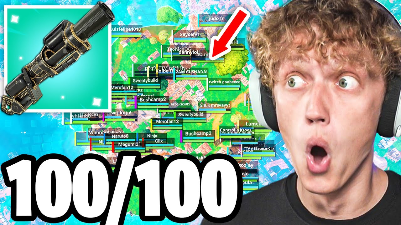 I Hosted a EXOTIC Weapon Only Tournament In Fortnite! (Overpowered)