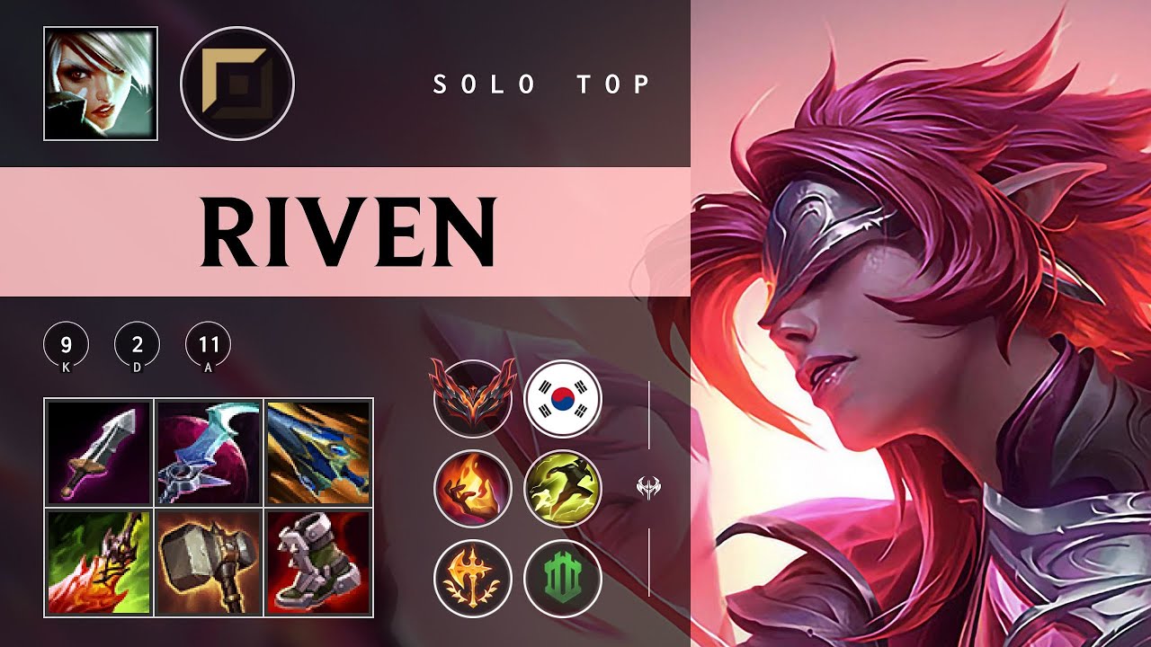 Riven Top vs Renekton - KR Grandmaster Patch 25.22