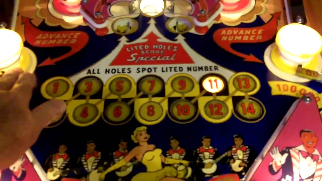 Williams 3-D pinball; 1958