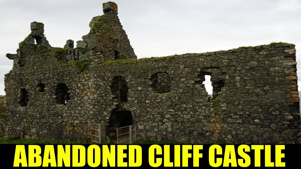 Exploring an Abandoned Scottish Cliff Castle (Dunskey Castle) | Abandoned Places Scotland EP 95