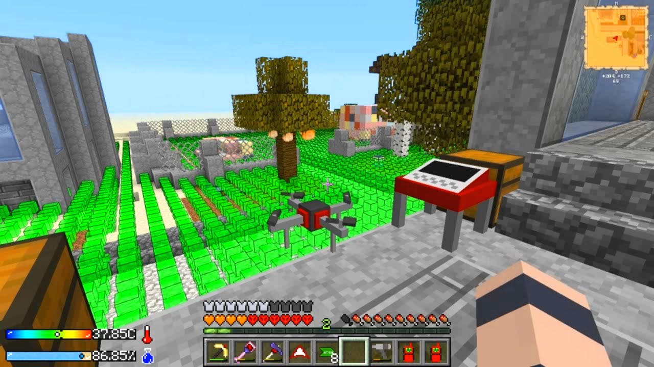 Minecraft - Crash Landing #22: Jarvis My Butler