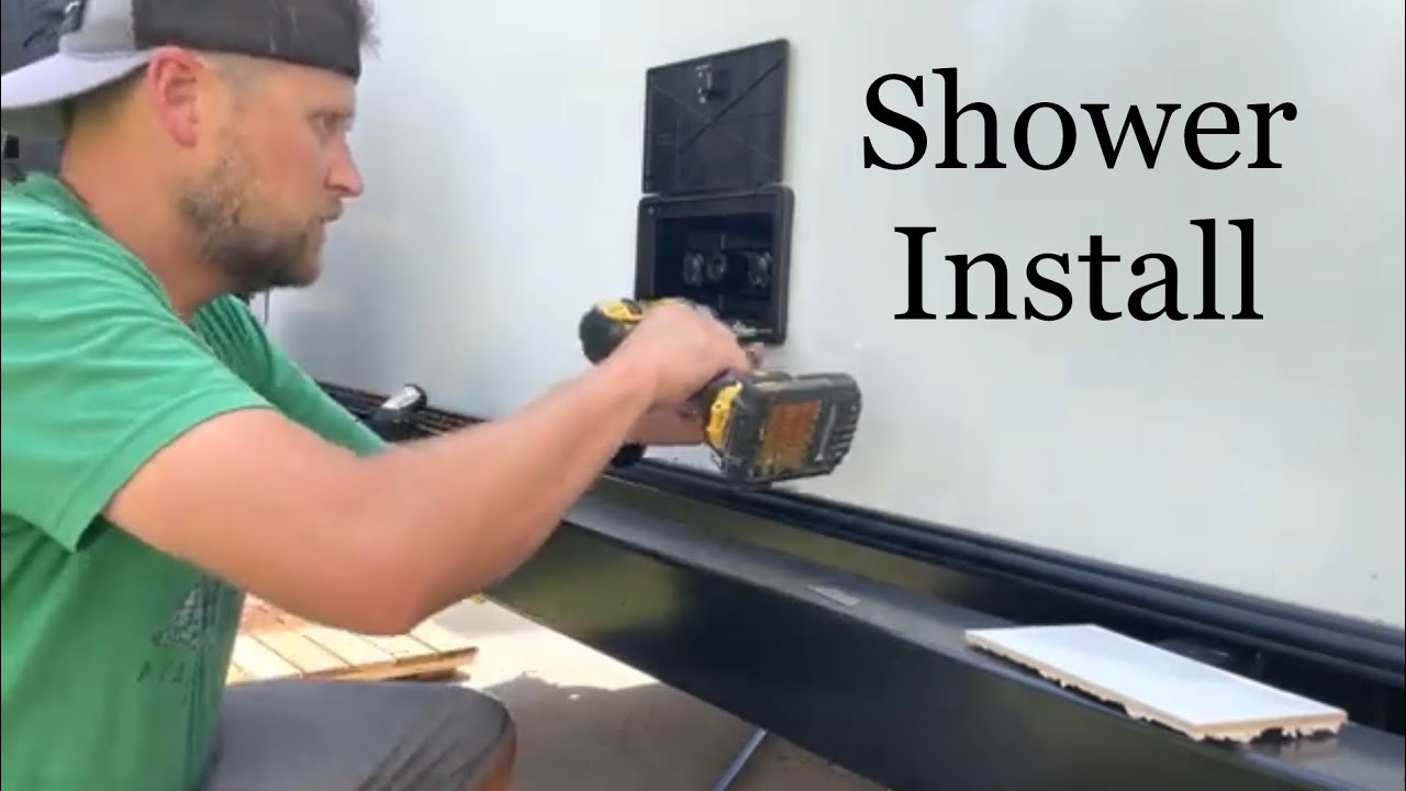 Kodiak Cub Exterior Shower Install