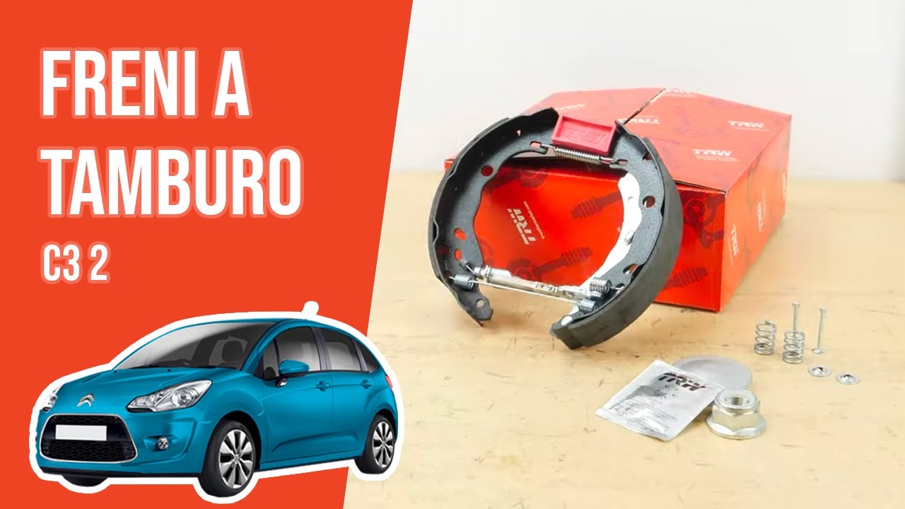 Sostituzione freni a tamburo Citroën C3 2 🚗