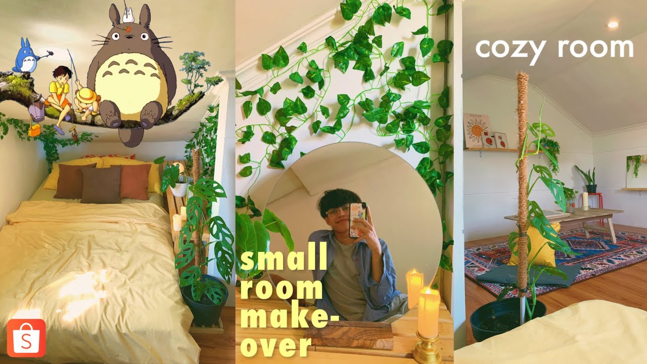 EXTREME ROOM MAKEOVER🍃 Ghibli Vibes 🏡 | Indonesia #aestheticroom #roomdecor #aesthetic