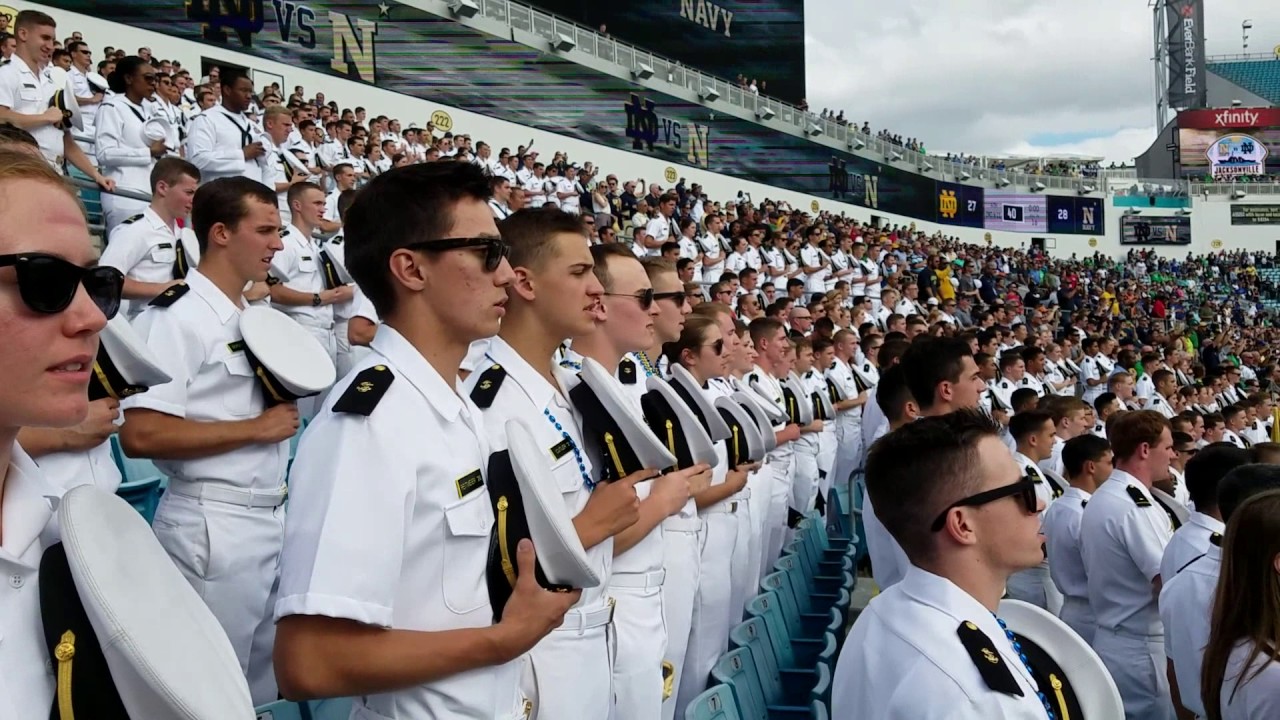 blue and gold - Navy vs. Notre Dame 2016