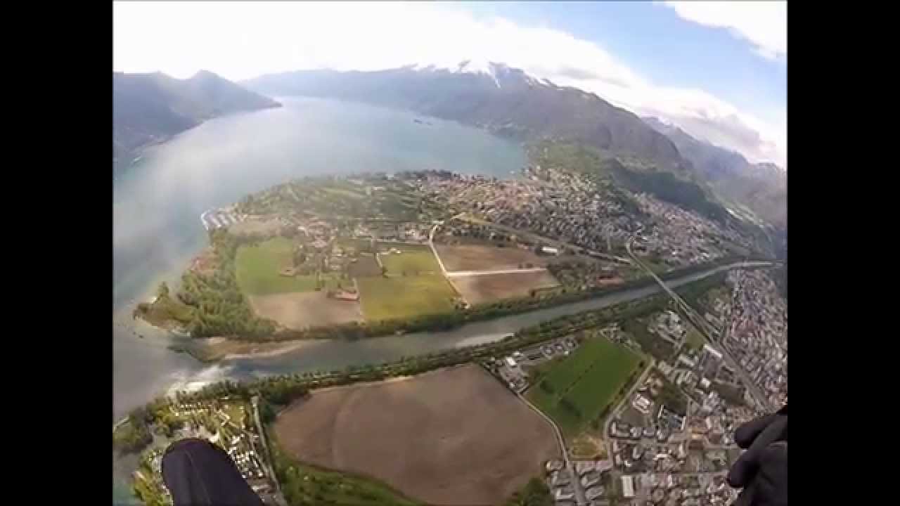 Paragliding from Cimetta to Locarno