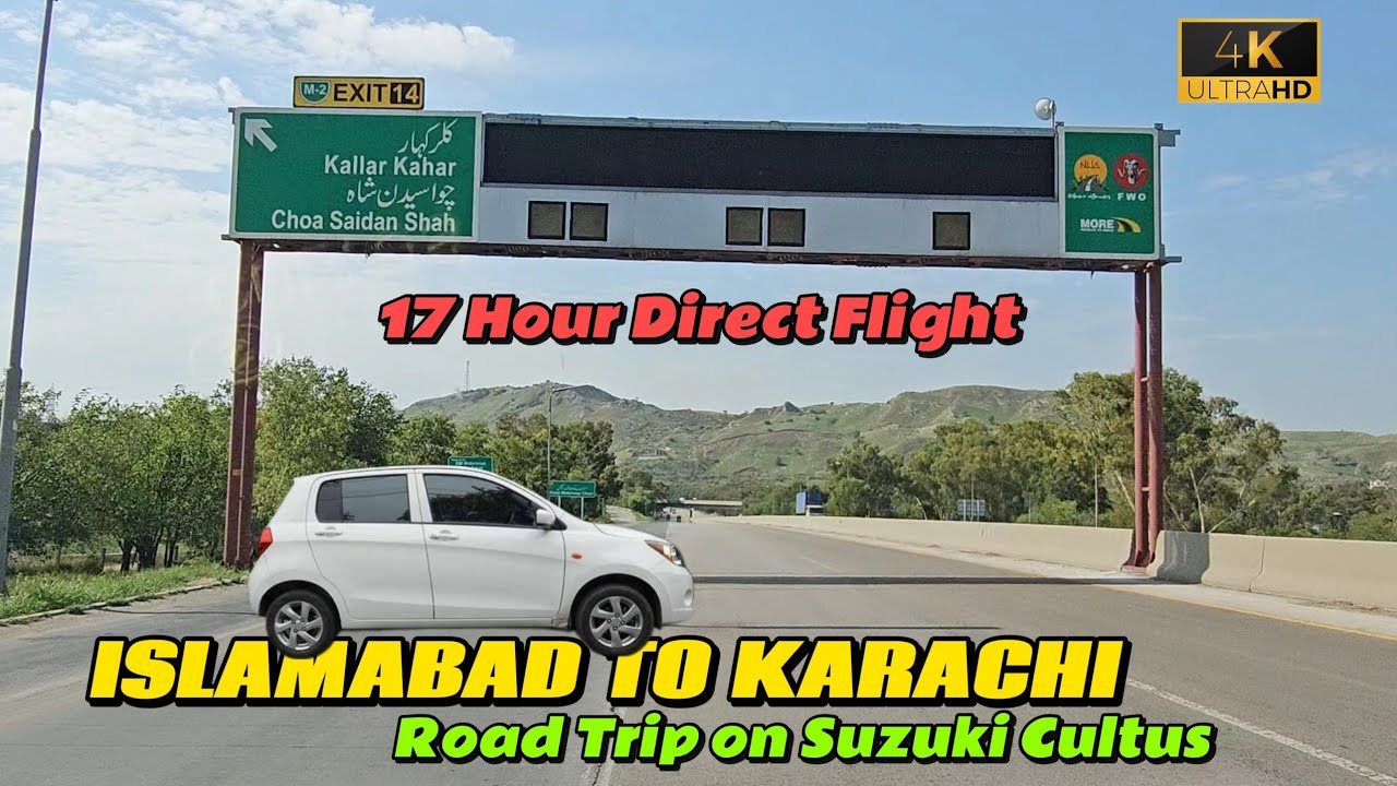 Islamabad to Karachi Road Trip On Suzuki Cultus | Khunjerab Road Trip | @thekarachiiet #byroadtrip