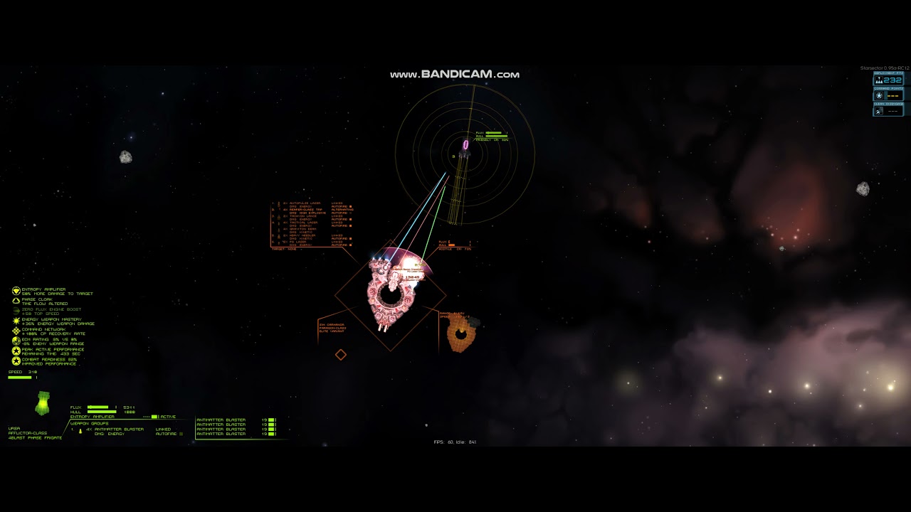 0.95 skilled Afflictor vs sim Paragon