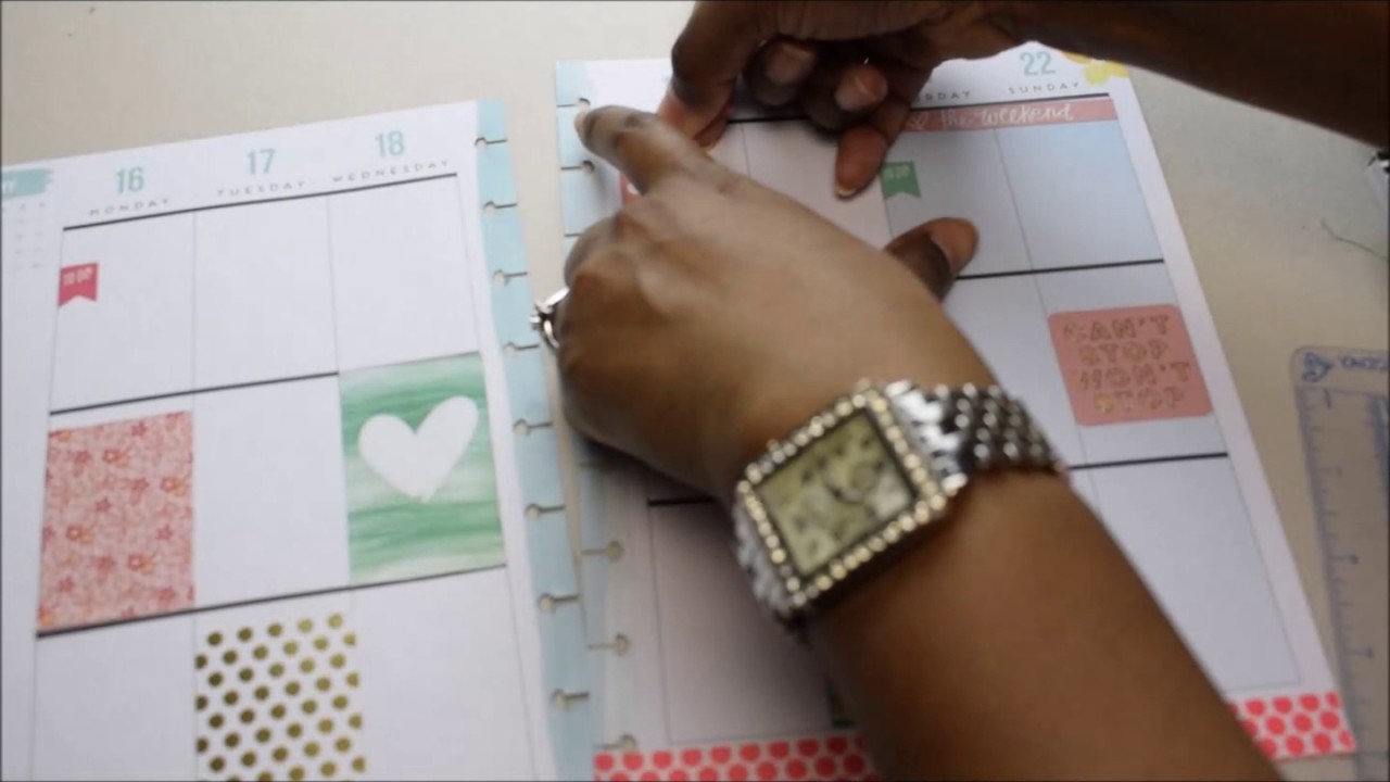 PLAN WITH ME....WHITE SPACE/NO KIT....THE HAPPY PLANNER..JANUARY 16-22