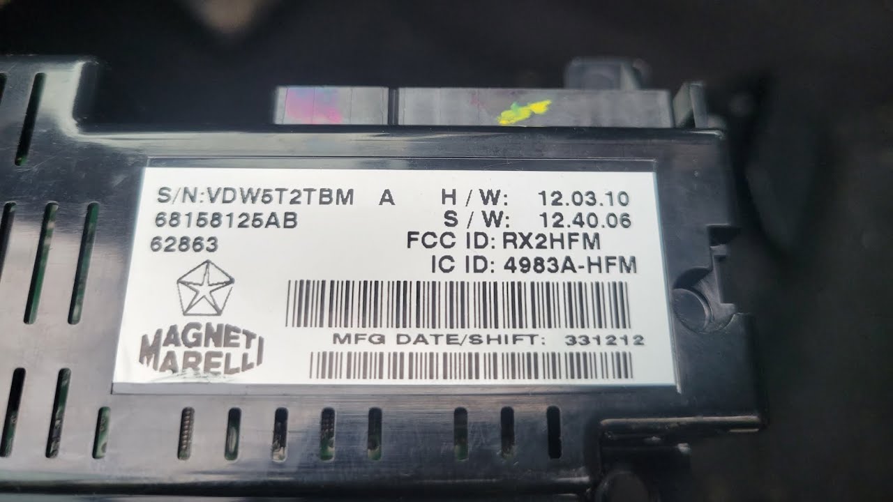 2013 Dodge Journey Bluetooth Communications Module Location and Removal