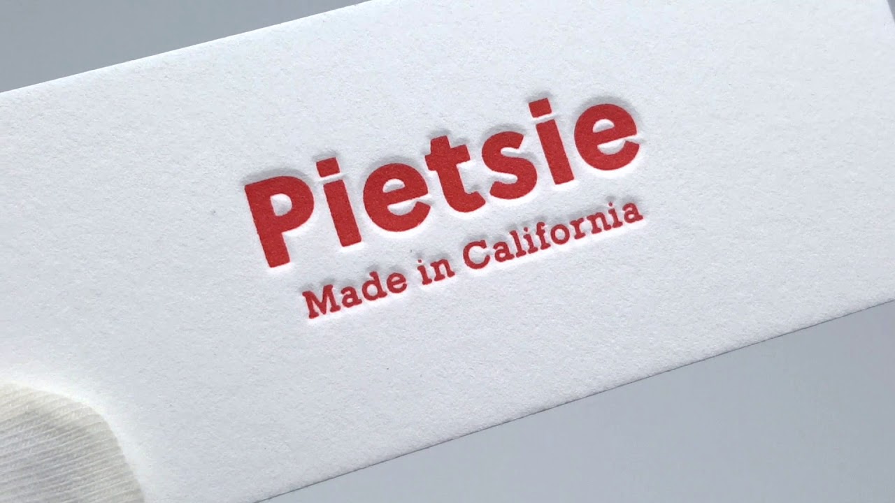Crane Lettra Letterpress Business Cards