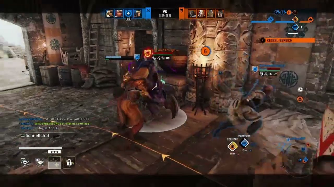 For Honor - Medjay&acute;s Grab against Hitokiri&acute;s Tier 4 Feat 🤣😂