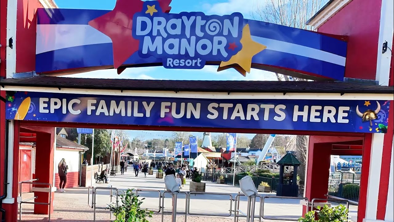 The Coyles Visit - Drayton Manor Theme Park BIG BLUE BIRTHDAY BASH @Drayton Manor