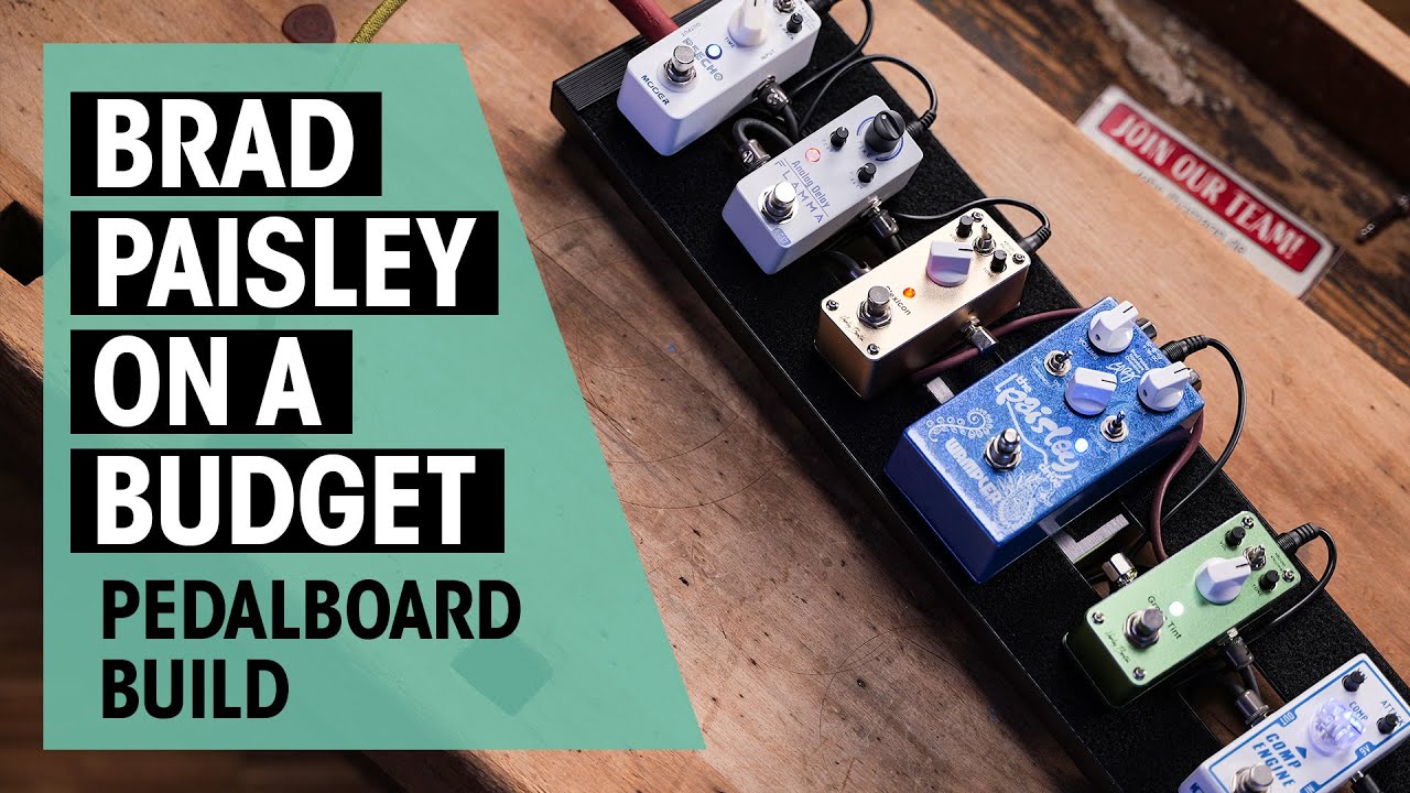 Brad Paisley Pedalboard Build! | On A Budget| Pedalboard Kitchen | Thomann
