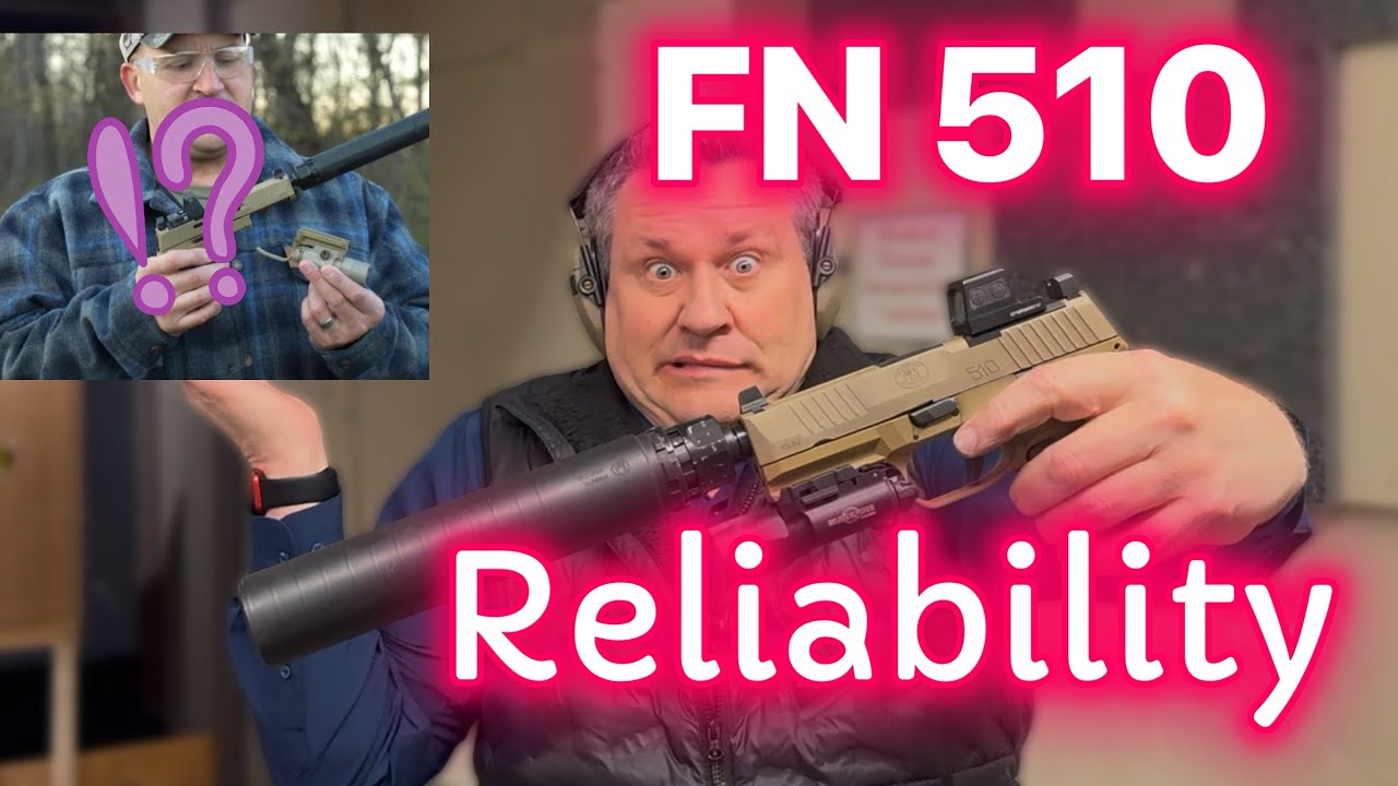Надежность FN 510 (без глушителя и с глушителем)