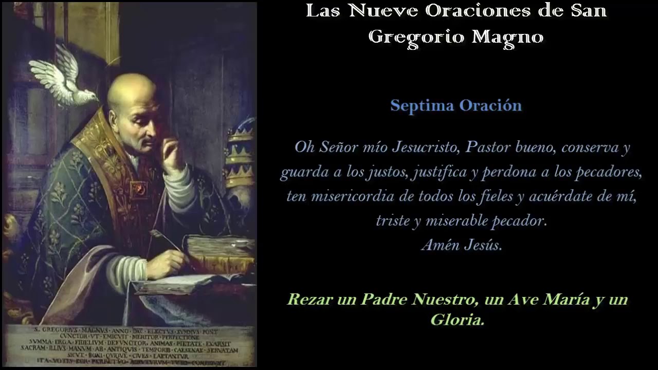 Las 9 oraciones de San Gregorio Magno
