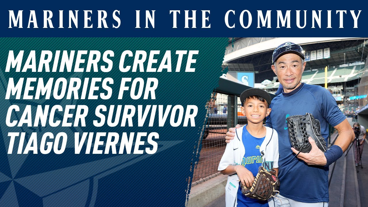 Mariners Players Create Special Memory For Cancer Survivor Tiago Viernes
