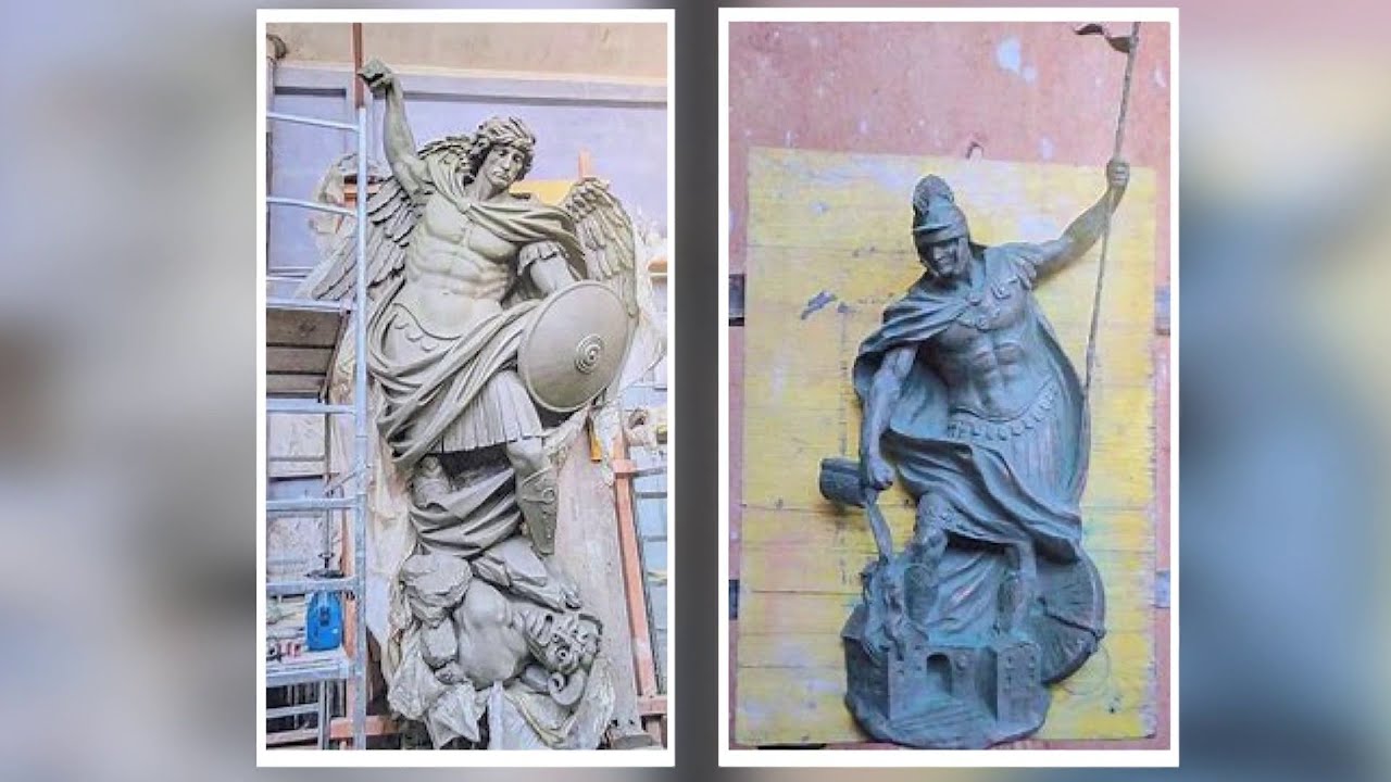 Legal fight erupts over saint statues at Quincy public safety building