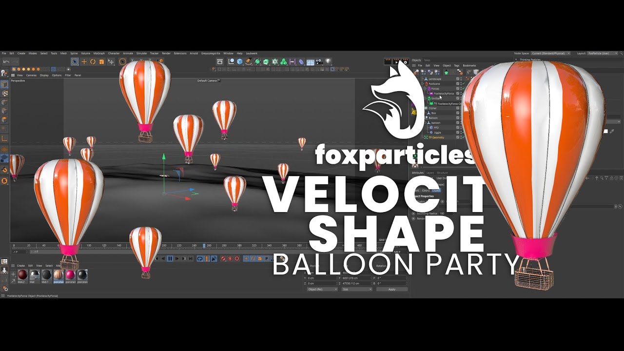 BALLOON PARTY: FoxVelocity Force and FoxShape Tag