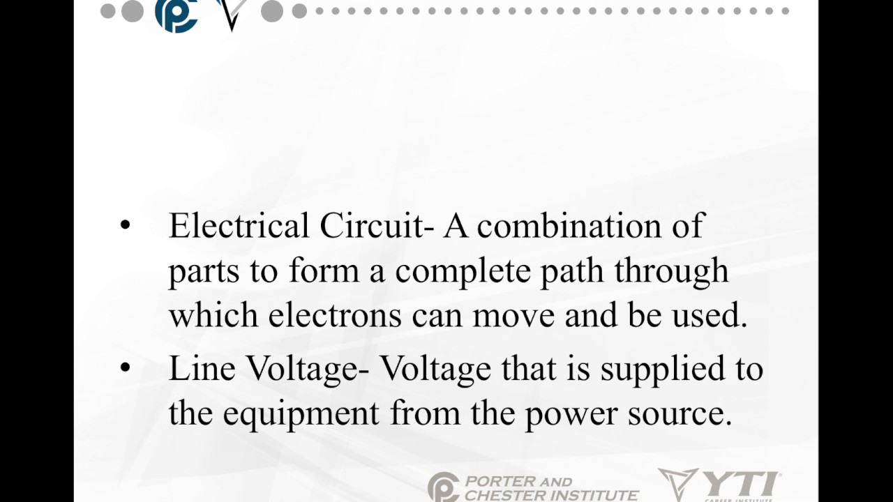 AirConditioning: ElectricalTerminology
