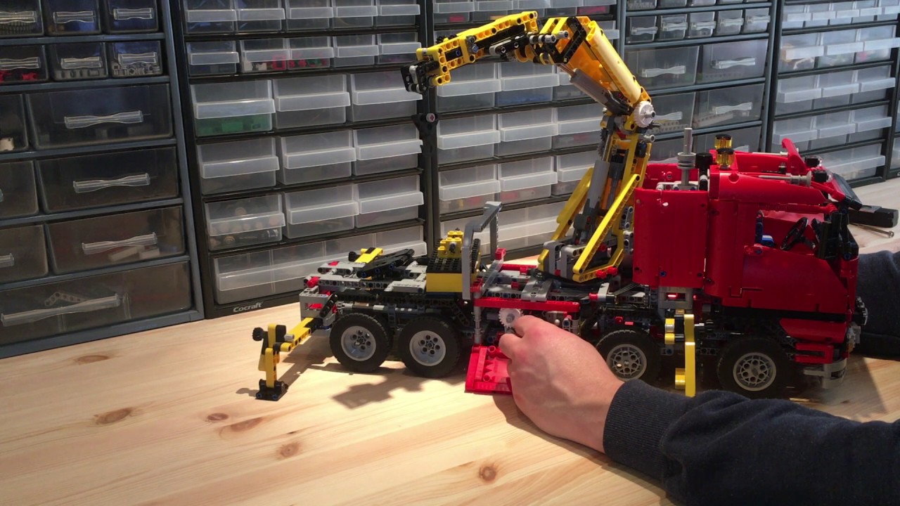 Lego Technic Crane Truck 8258 Functions