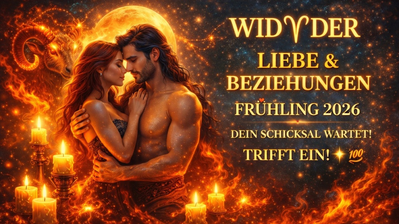 WIDDER ♈ LIEBE & BEZIEHUNGEN ❤️ FRÜHLING 2026: Dein Schicksal wartet! ✨ TRIFFT EIN! 💯